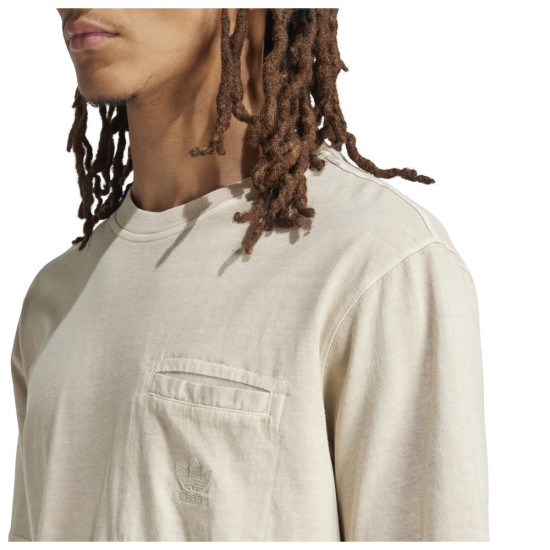 Adidas Ανδρική κοντομάνικη μπλούζα Trefoil Essentials+ Dye Pocket Tee